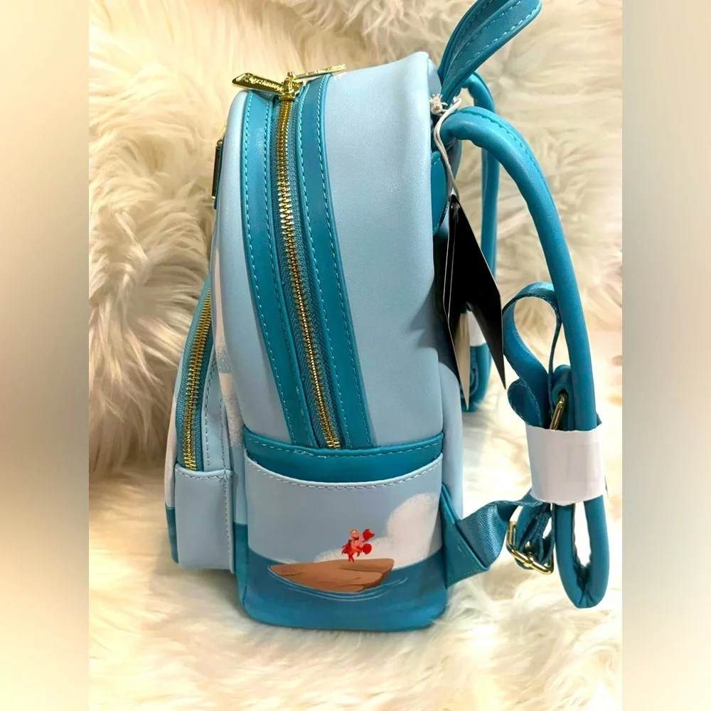The Little Mermaid Wedding Scene Loungefly Backpack NWT